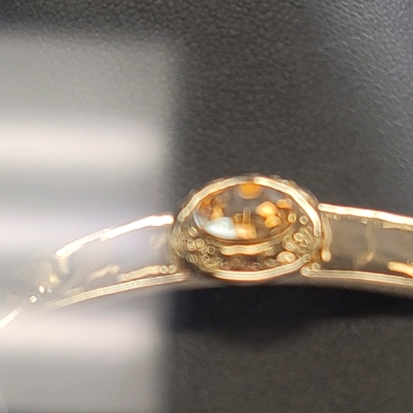 NEW COACH Open Circle Hinged Bracelet ~Gold One~New With Tags - Picture 2 of 9